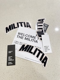 miltia welcome to the miltia stickers